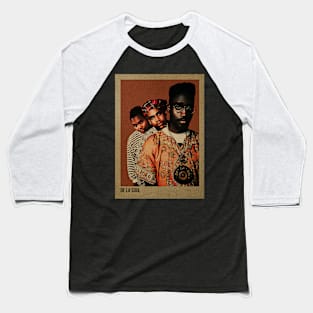 Vintage Poster De La Soul Baseball T-Shirt